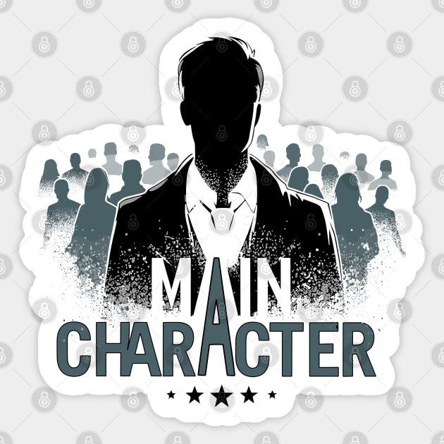 Main Character Syndrome Sticker by Artilize